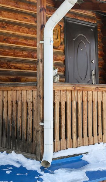Porch Downspout Installation in Panama City