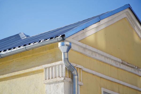 Steel Downspout Installation in Panama City
