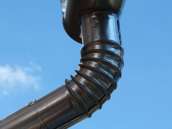 Metal Downspout Installation in Panama City